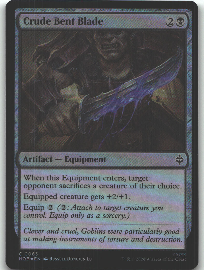 Crude Bent Blade