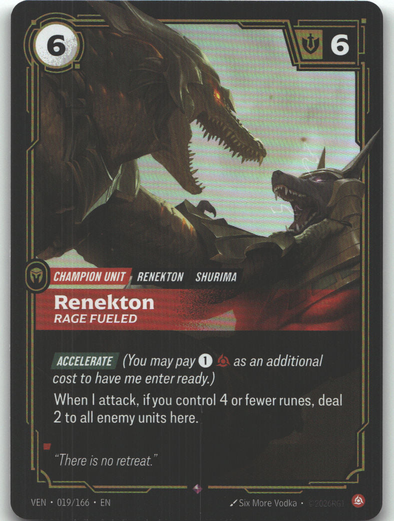 Renekton, Rage Fueled