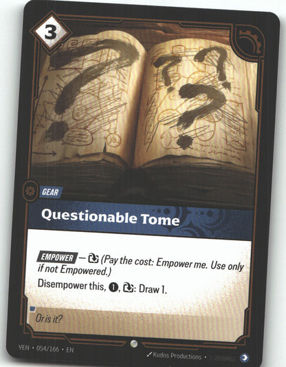 Questionable Tome