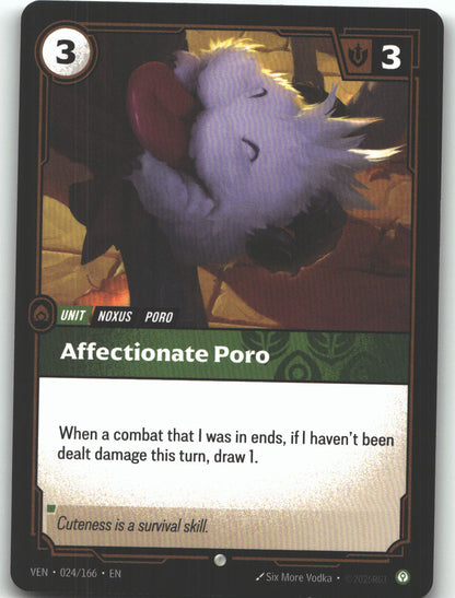 Affectionate Poro