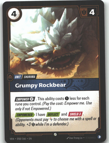 Grumpy Rockbear