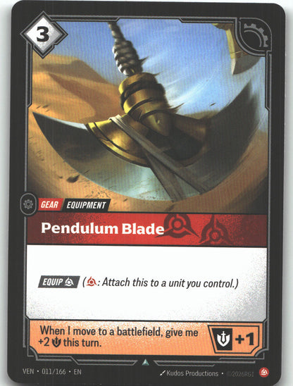 Pendulum Blade