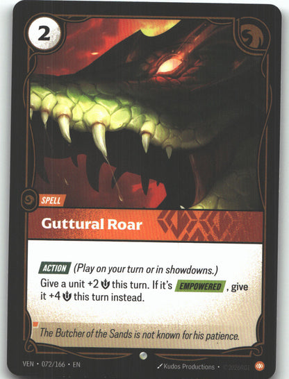 Guttural Roar