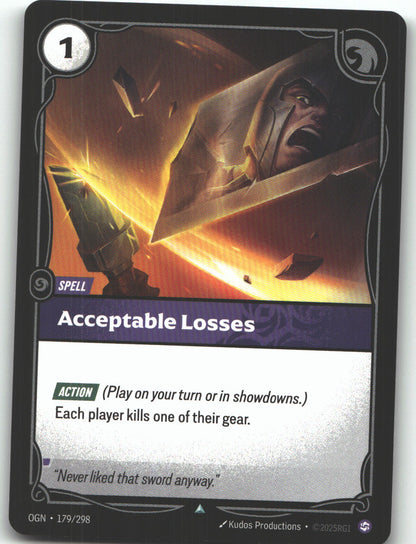 Acceptable Losses