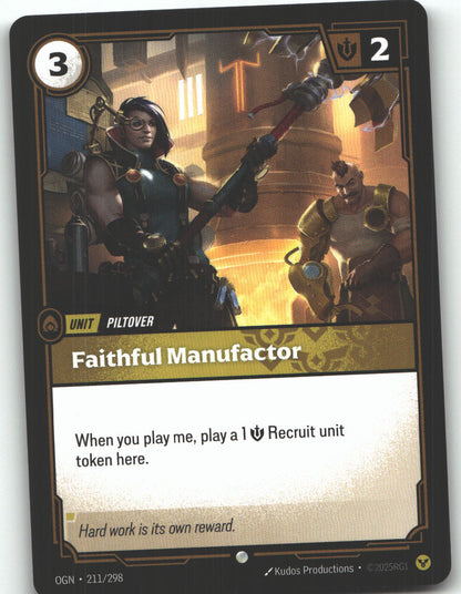 Faithful Manufactor