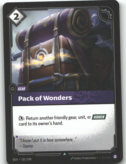 Pack of Wonders