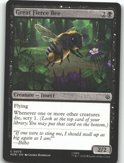 Great Fierce Bee