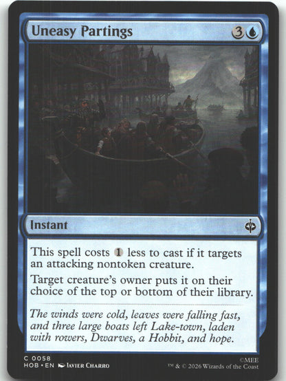 Uneasy Partings