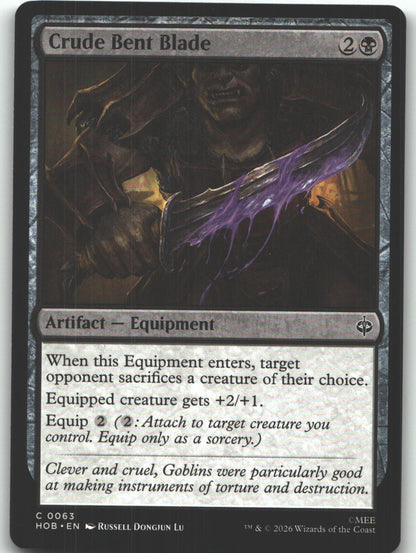 Crude Bent Blade