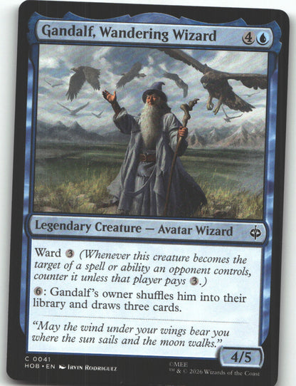 Gandalf, Wandering Wizard