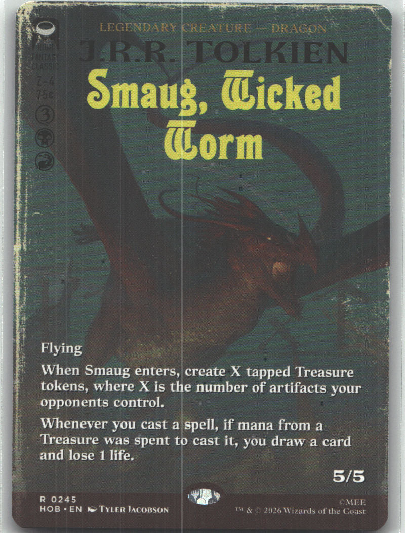 Smaug, Wicked Worm (Borderless)