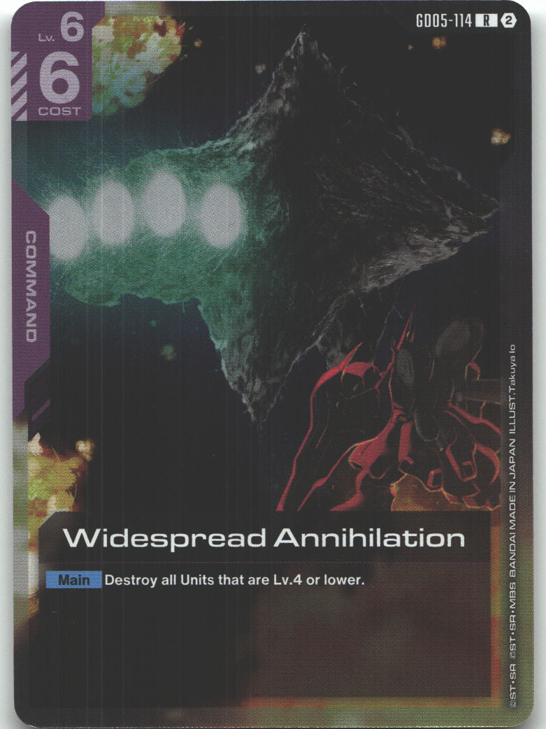Widespread Annihilation