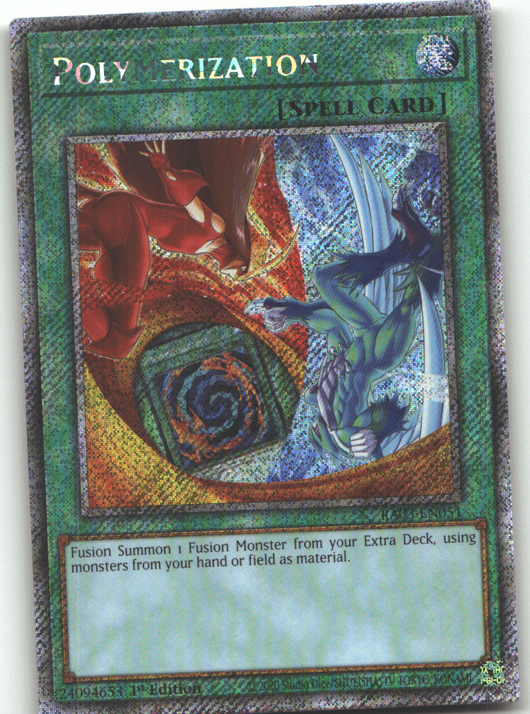 Polymerization (B) (HERO Art) (Platinum Secret Rare)