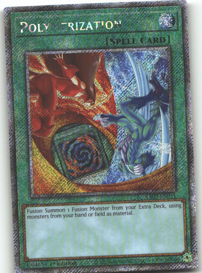 Polymerization (B) (HERO Art) (Platinum Secret Rare)