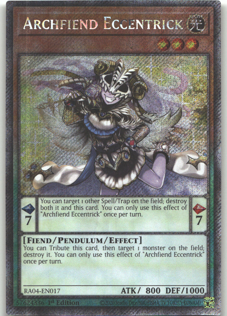 Archfiend Eccentrick (Platinum Secret Rare)