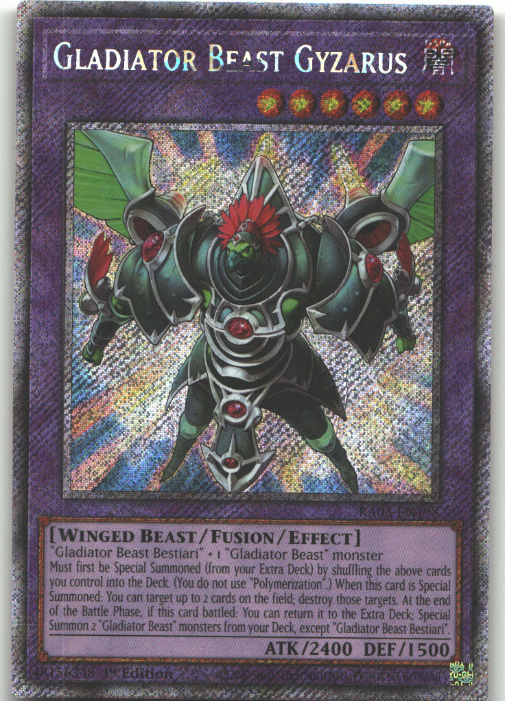 Gladiator Beast Gyzarus (Platinum Secret Rare)