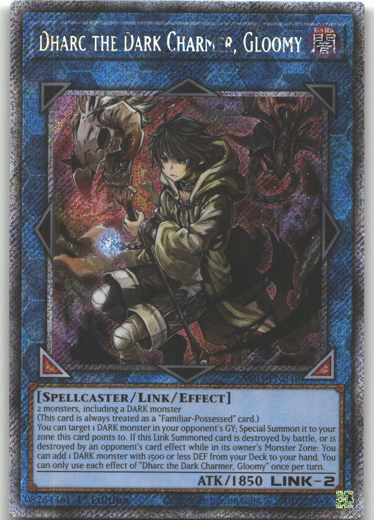 Dharc the Dark Charmer, Gloomy (Platinum Secret Rare)