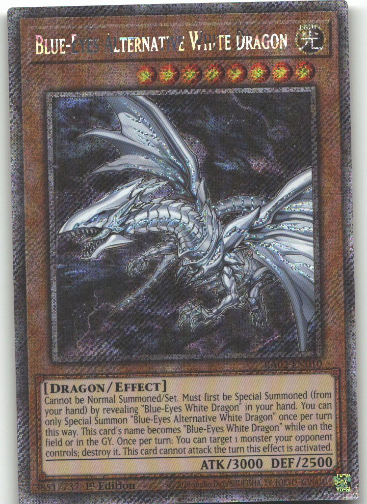 Blue-Eyes Alternative White Dragon (Platinum Secret Rare)