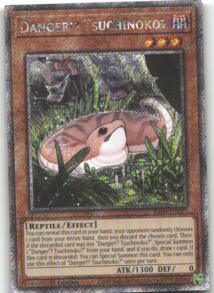 Danger!? Tsuchinoko? (Platinum Secret Rare)