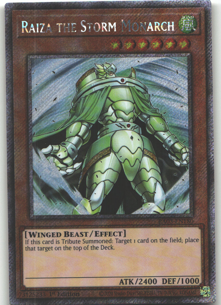 Raiza the Storm Monarch (Platinum Secret Rare)