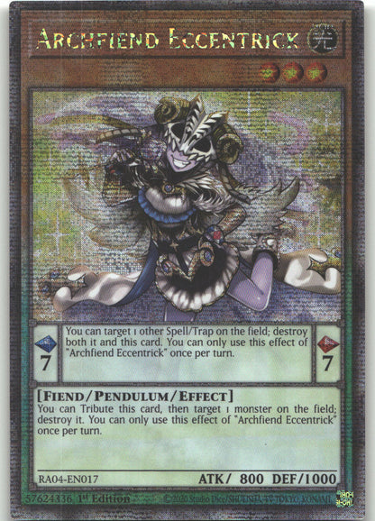 Archfiend Eccentrick (Quarter Century Secret Rare)