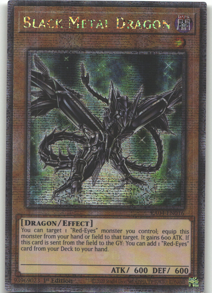 Black Metal Dragon (Quarter Century Secret Rare)