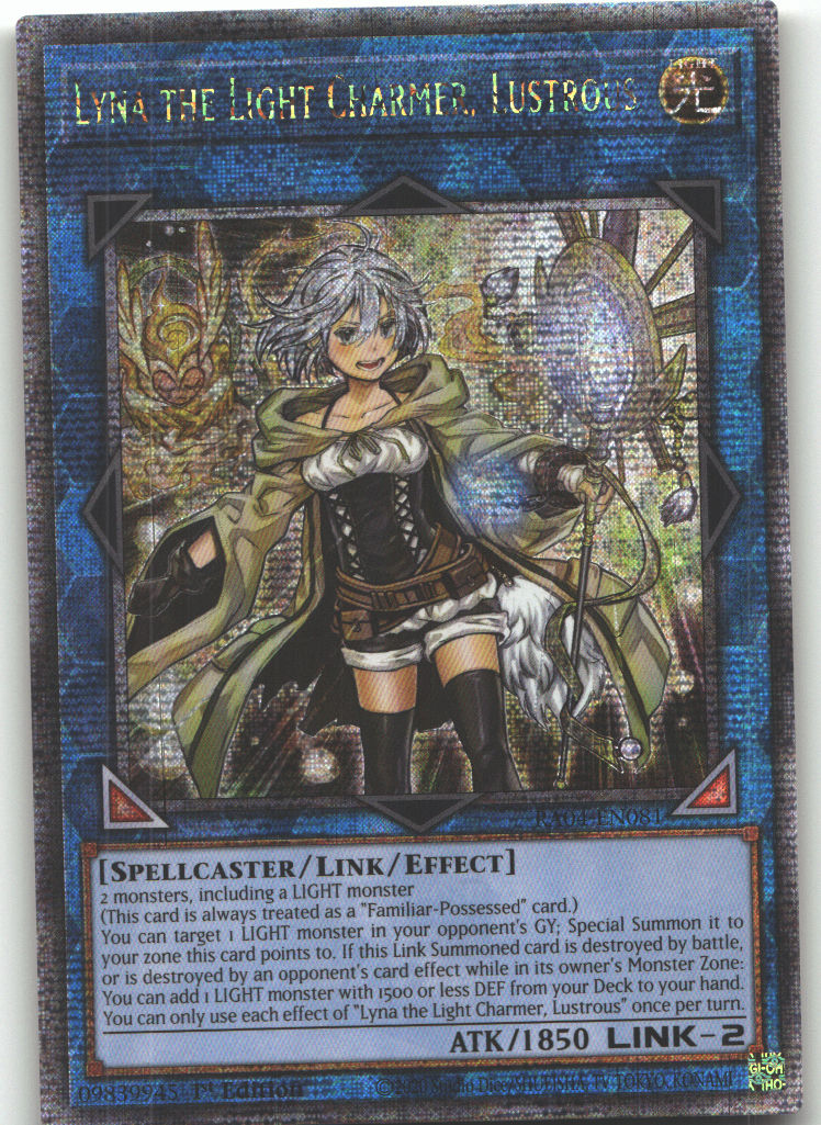 Lyna the Light Charmer, Lustrous (Quarter Century Secret Rare)