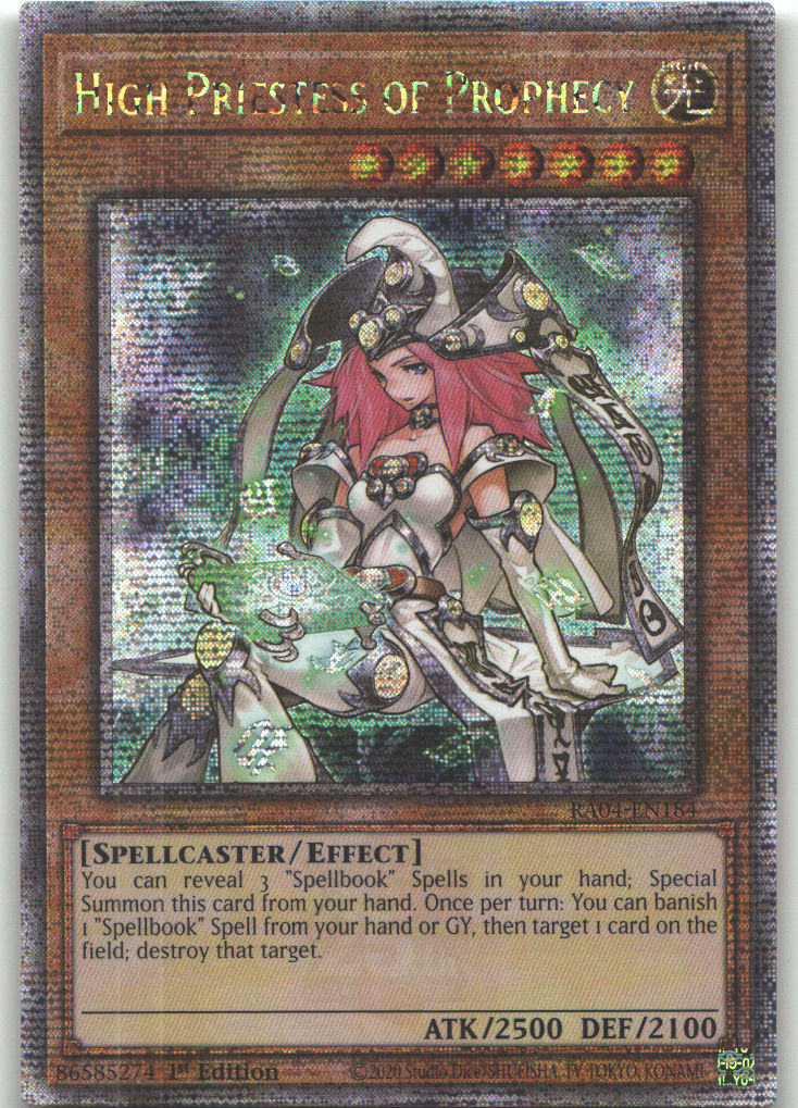 High Priestess of Prophecy (Quarter Century Secret Rare)