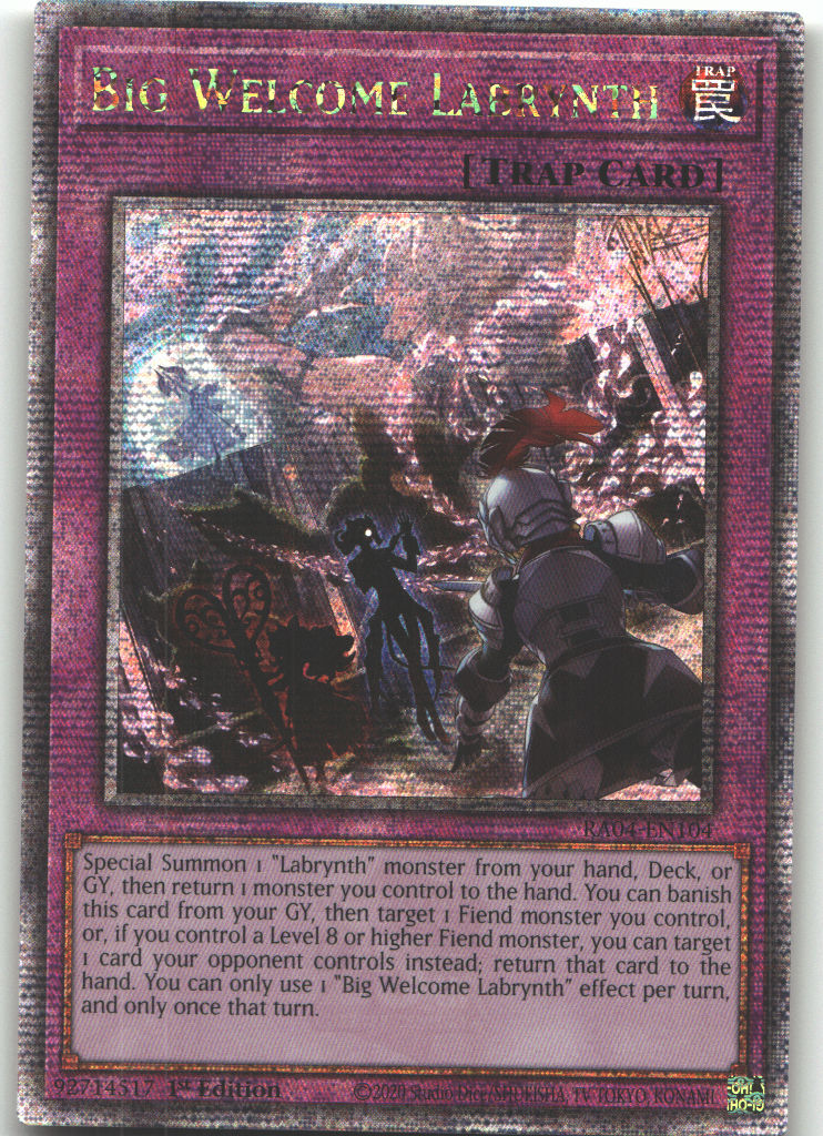 Big Welcome Labrynth (Quarter Century Secret Rare)