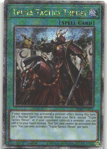 Triple Tactics Thrust (Quarter Century Secret Rare)