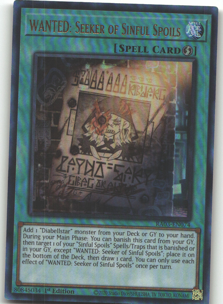 WANTED: Seeker of Sinful Spoils (PUR)