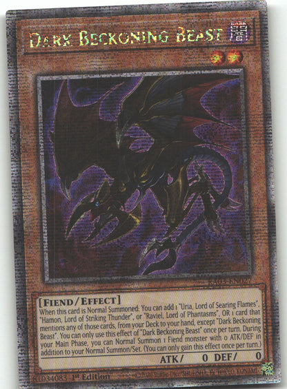 Dark Beckoning Beast (Quarter Century Secret Rare)