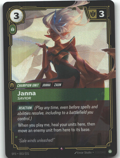Janna, Savior