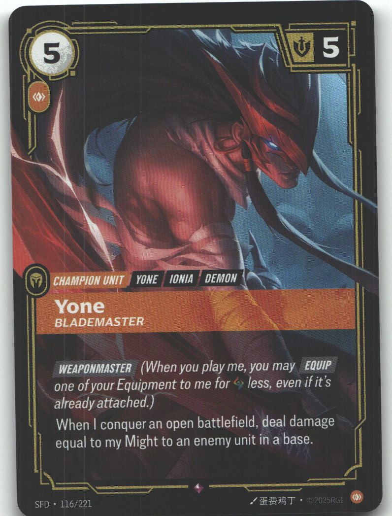 Yone, Blademaster