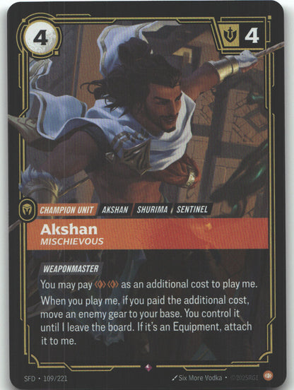 Akshan, Mischievous