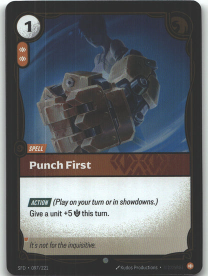 Punch First