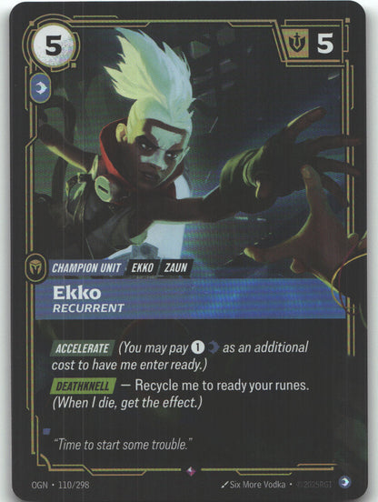 Ekko, Recurrent