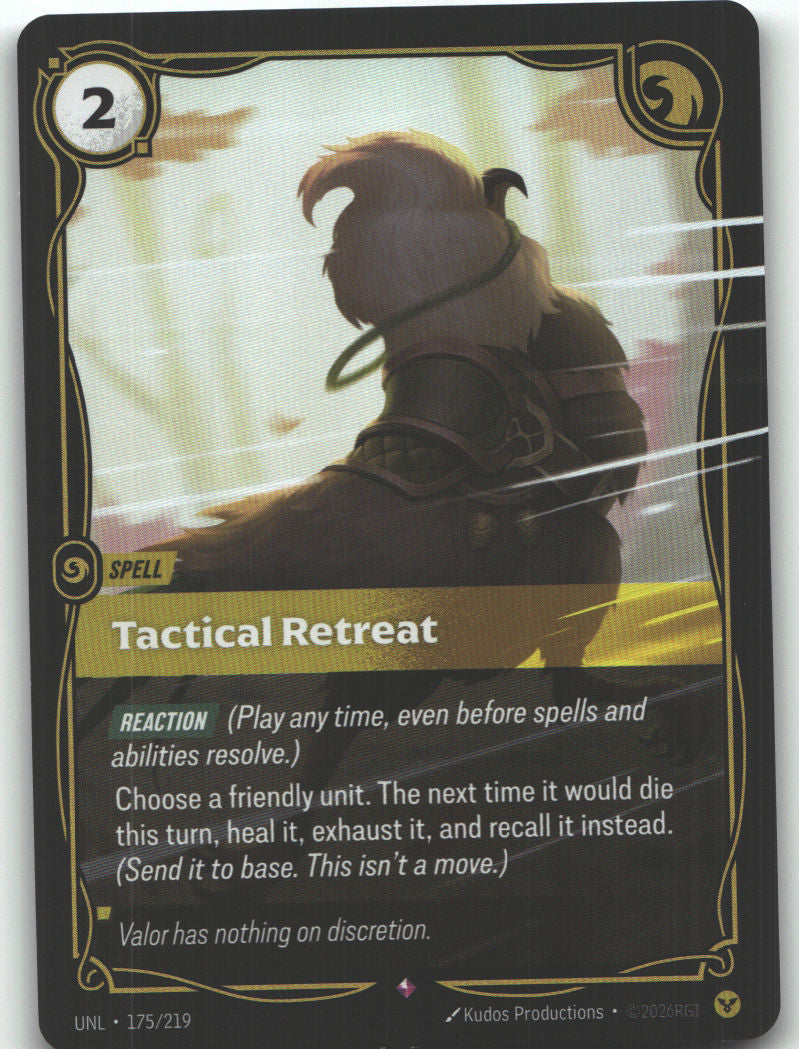Tactical Retreat