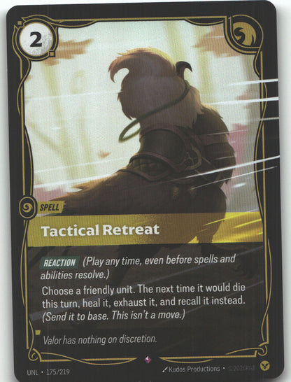 Tactical Retreat