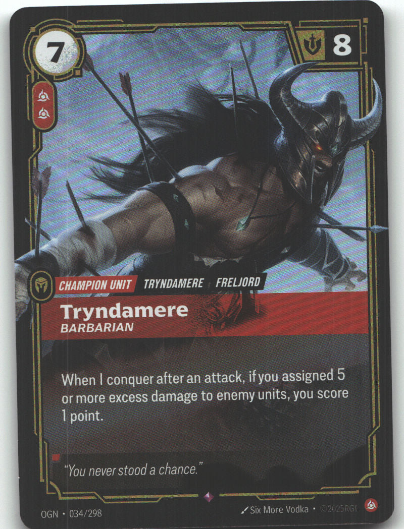 Tryndamere, Barbarian | Near Mint / English / Foil