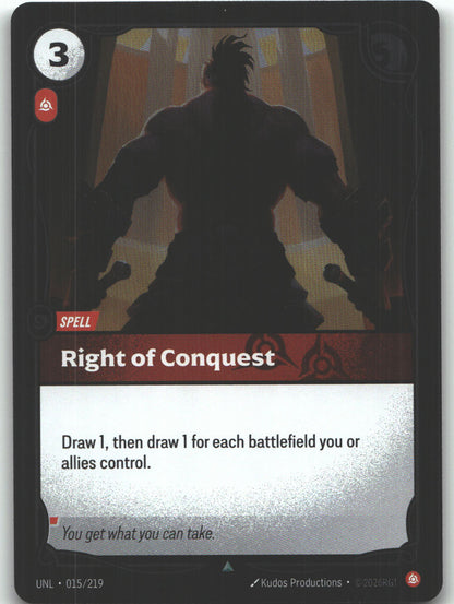 Right of Conquest