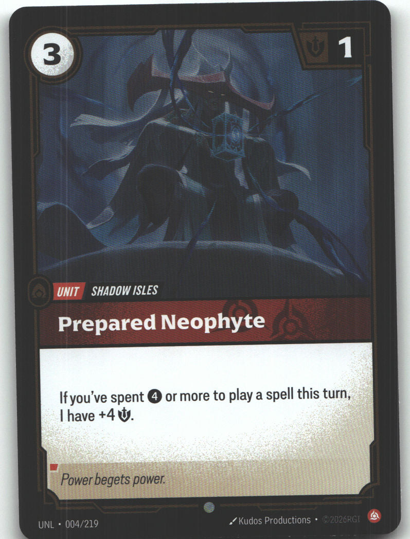 Prepared Neophyte
