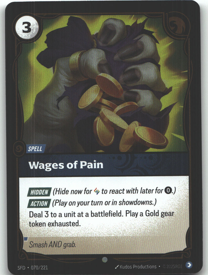 Wages of Pain