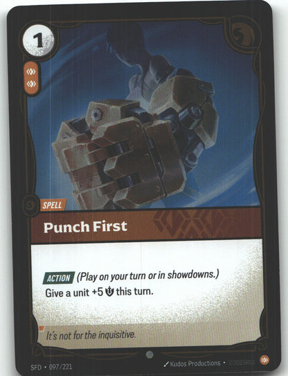 Punch First