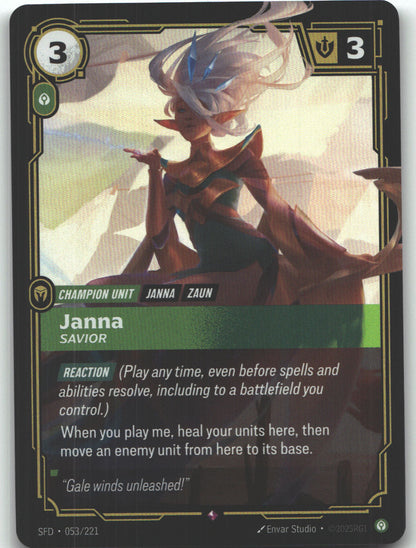 Janna, Savior