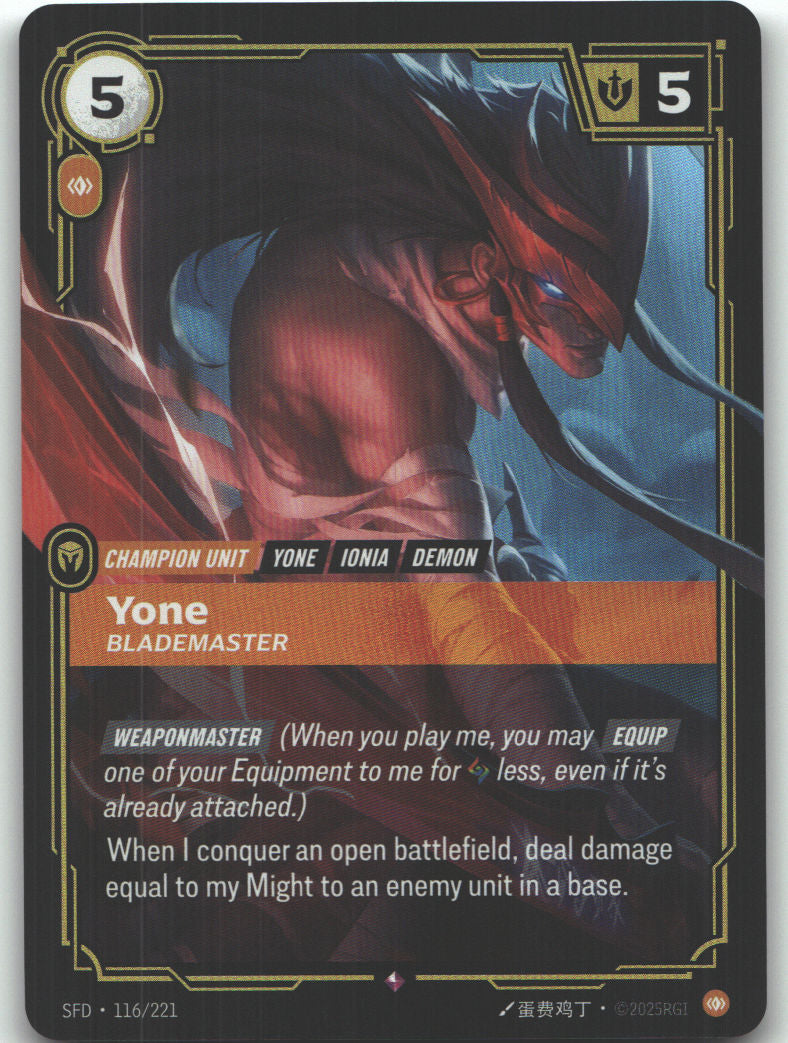 Yone, Blademaster
