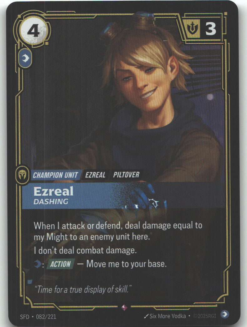 Ezreal, Dashing
