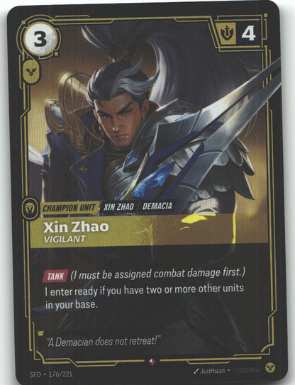Xin Zhao, Vigilant