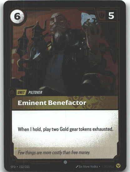 Eminent Benefactor