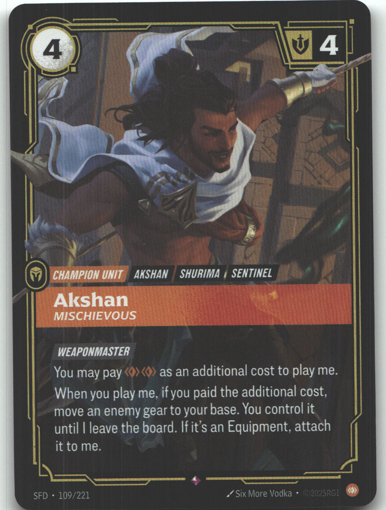 Akshan, Mischievous